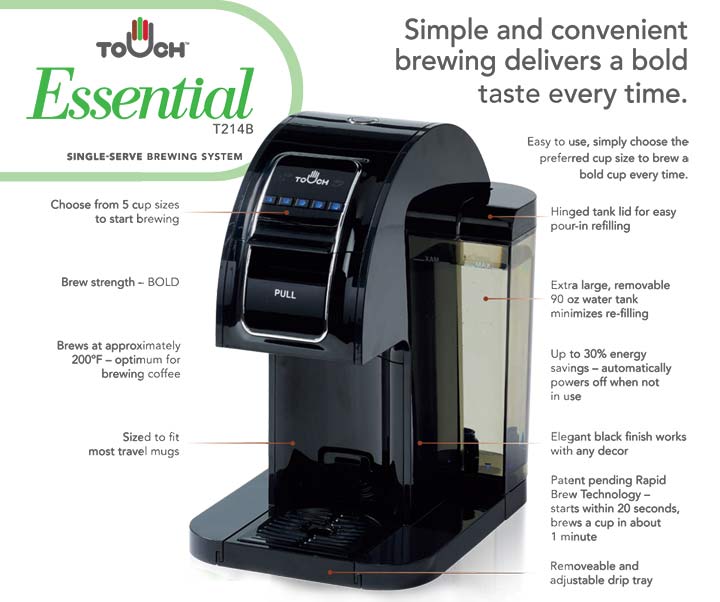 Touch T214B Office Coffee BGrewing system
